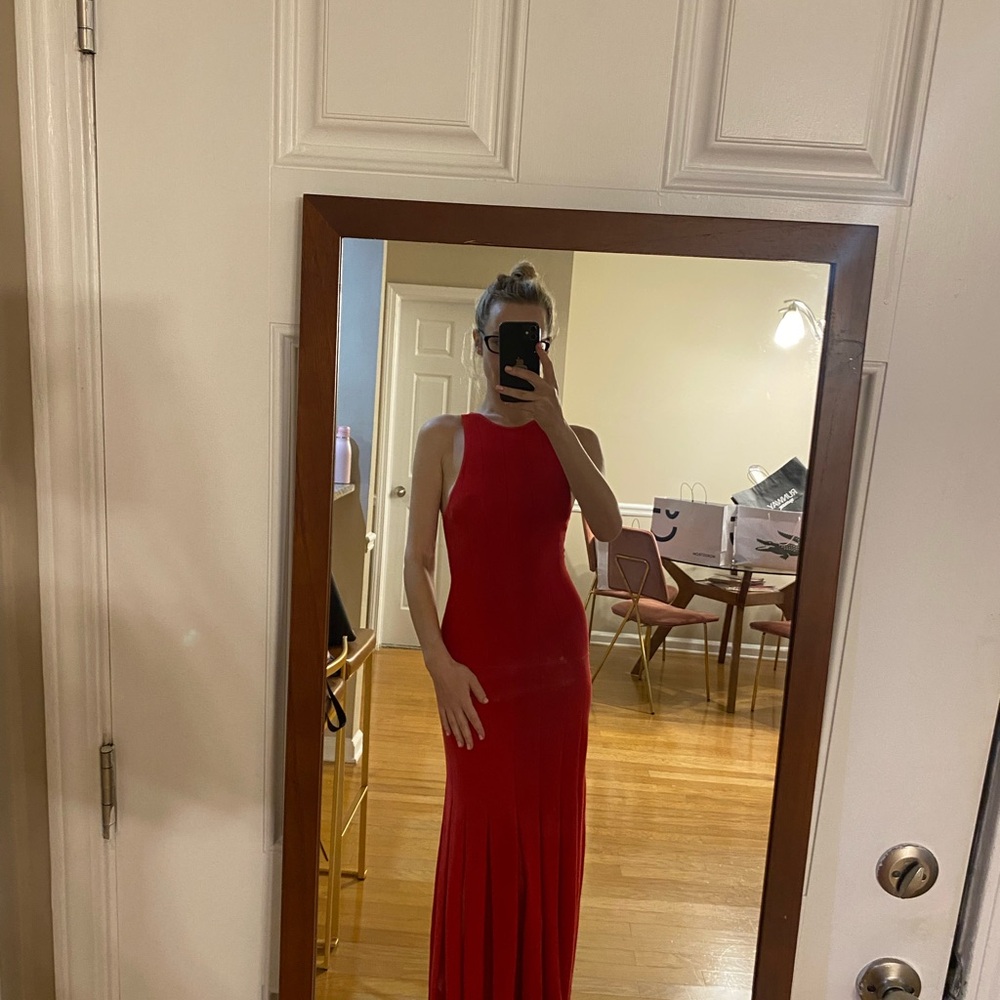 COS Vibrant Red Maxi Dress